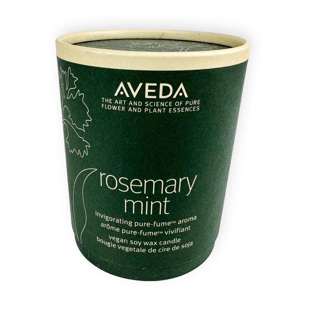 AVEDA Rosemary Mint Vegan Soy Wax Candle 7.8oz. NIB Invigorating Pure-fume Aroma - Picture 7 of 9